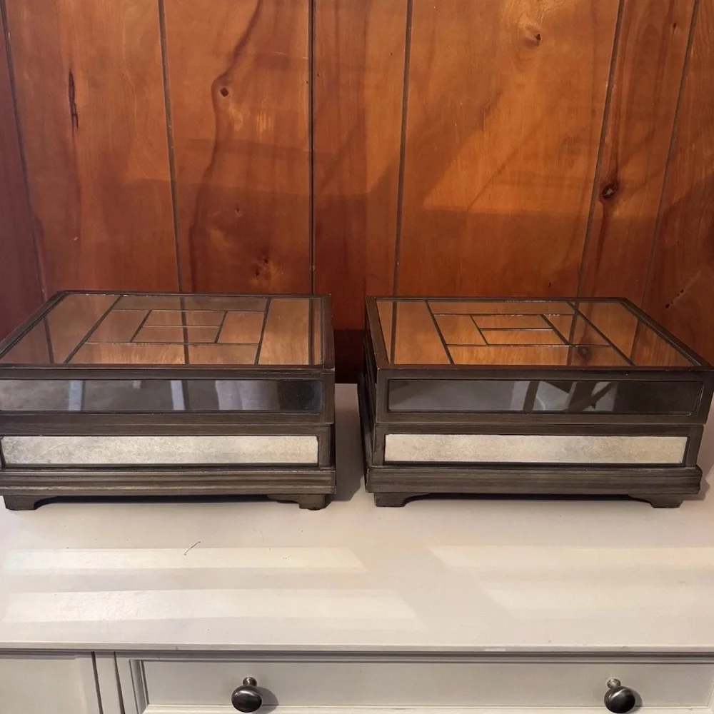 Uttermost Jewelry box mirrored Decorative Panel